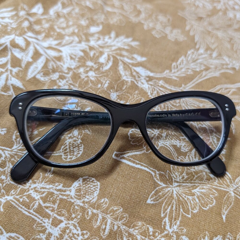 Cutler & Gross Black Glasses M:1165